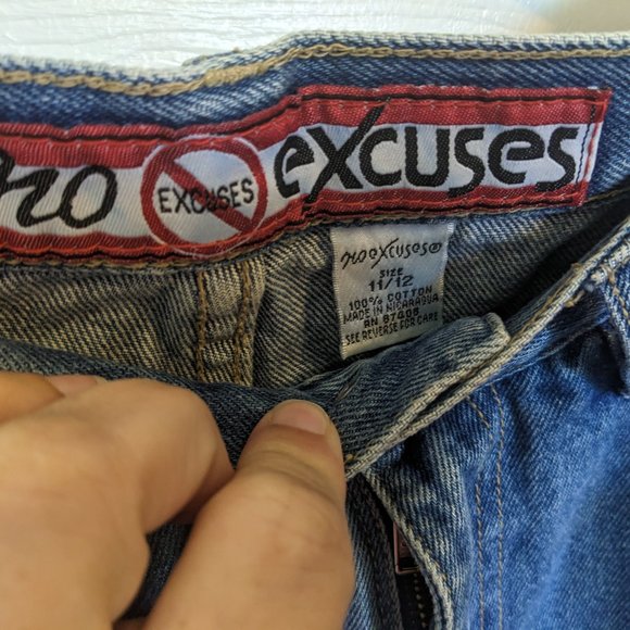 80s VINTAGE WIDE LEG CLAMDIGGERS | 10 | Roll up Jeans | Stonewash | No Excuses - Picture 4 of 9